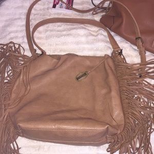 Used light brown (camel) purse